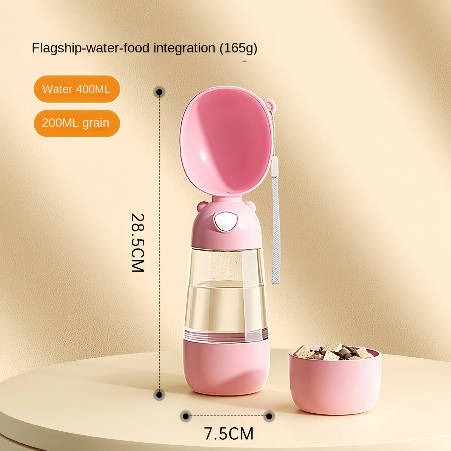 2 in 1 Portable Water Bottle and Feeder