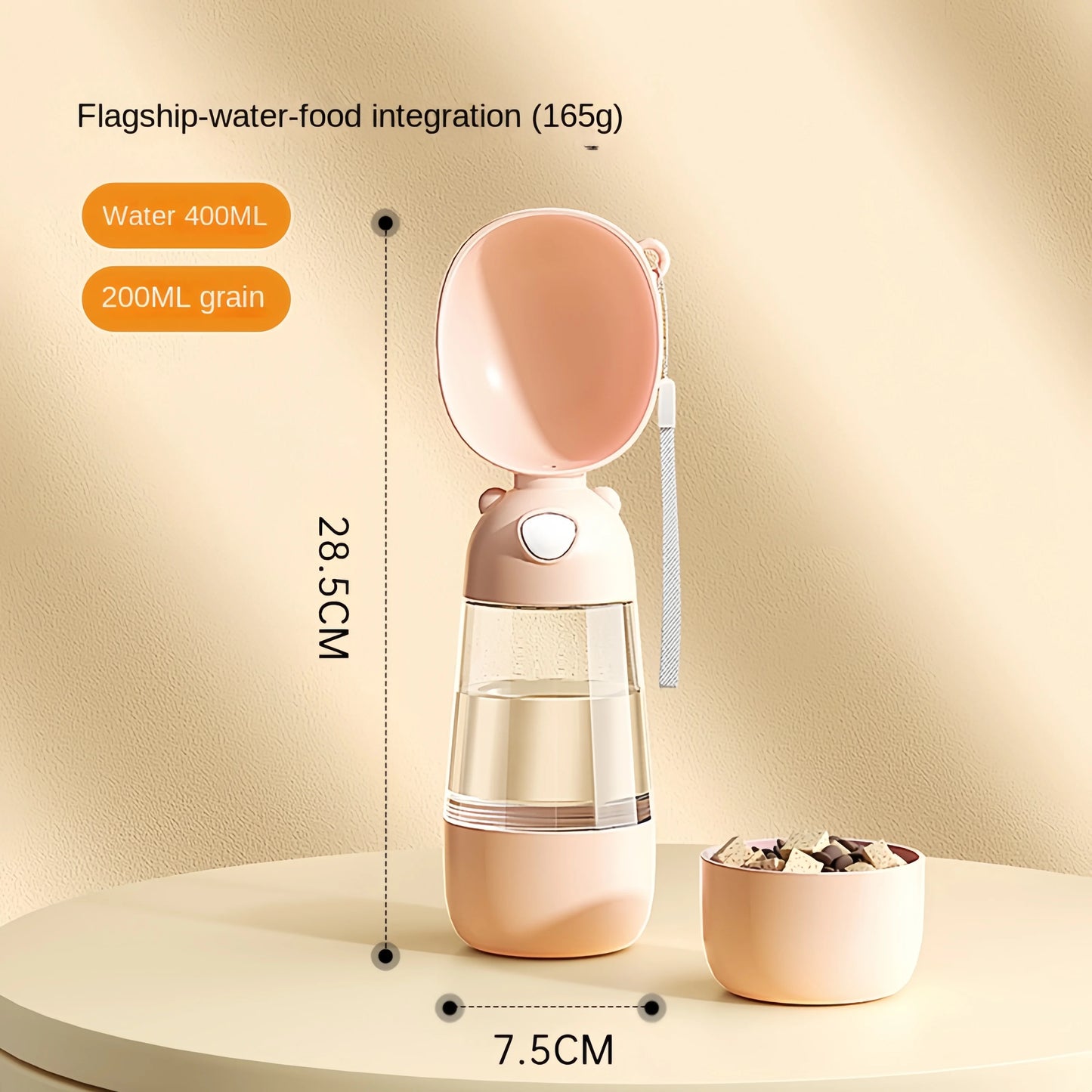 2 in 1 Portable Water Bottle and Feeder